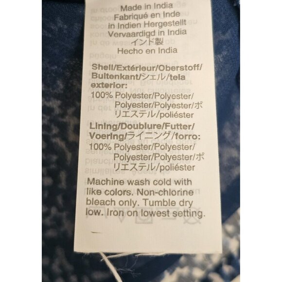 Women's - Madewell Sweetheart Top in Bengali Blockprint, Size 2 - Picture 10 of 12